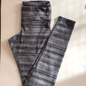 Striped workout pants